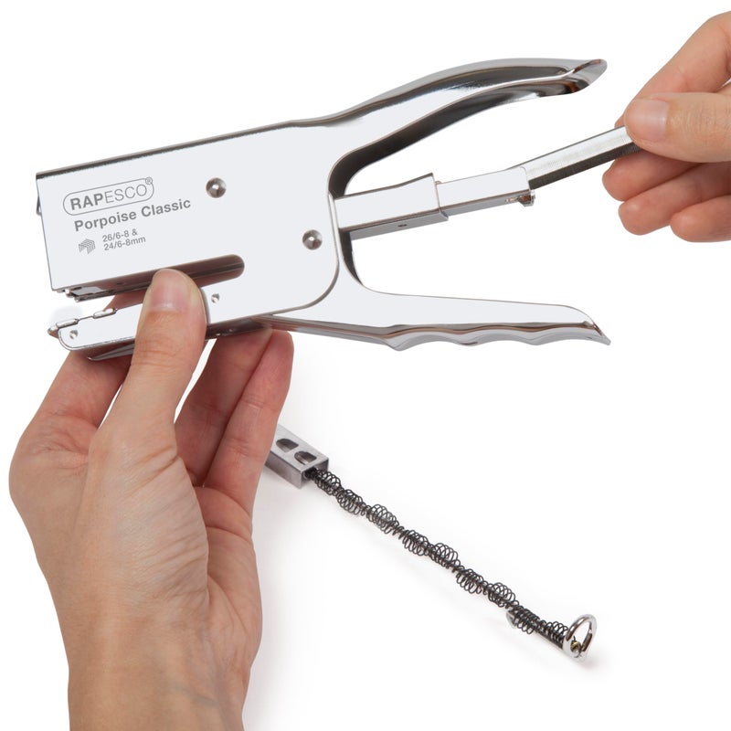 Rapesco R81000A3 Porpoise Staple Plier  45 Sheet Capacity  Chrome - Image 5